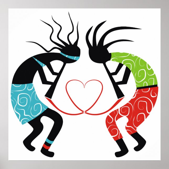 Posters de Amor Kokopelli (Frente)