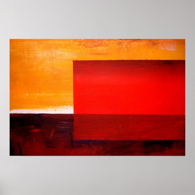 Posters de Arte Abstrato moderna - Impressão de Ar (Frente)