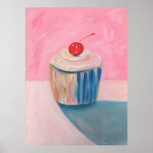 Posters de arte cupcake - presentes - presente de
