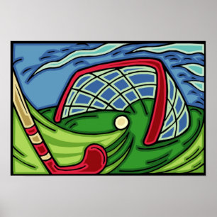 Posters de Arte de Hóquei em Campo