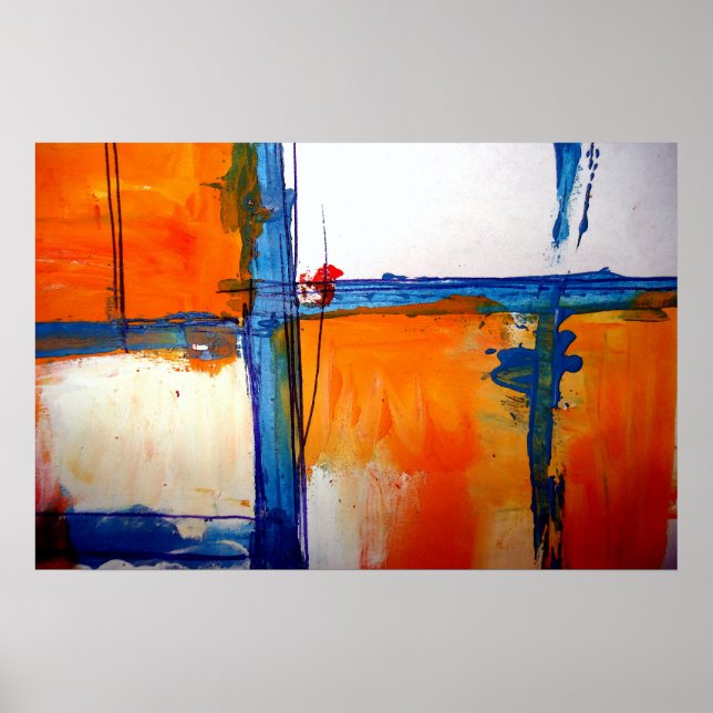 Posters de arte moderna Abstrato (Frente)