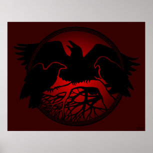 Posters De Arte Raven Decor De Impressões De Arte
