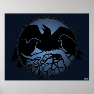 Posters de Arte Raven Decor Nativo de Impressões