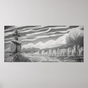 Posters de Arte Vancouver Impressões Inukshuk