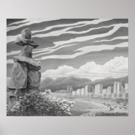 Posters de Arte Vancouver Impressões Inukshuk