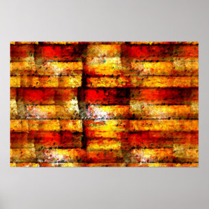 Posters de Decoração de Impressão de Abstrato quad