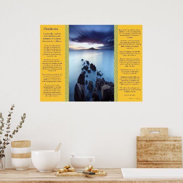 Posters de Desiderata Ocean Walkway (Cozinha)