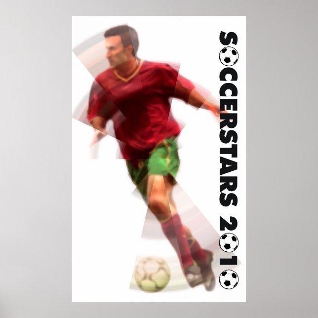 Posters de futebol da Copa do Mundo - Radial 2010 (Frente)