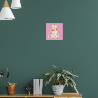 Posters de Gatos Brancos e Laranja