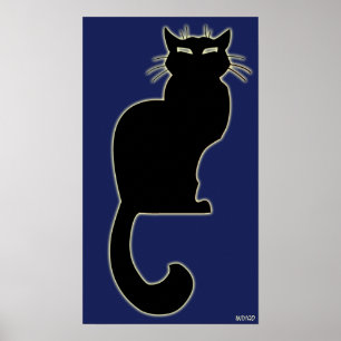Posters de Impressões de Lover de Cat Art Poster 