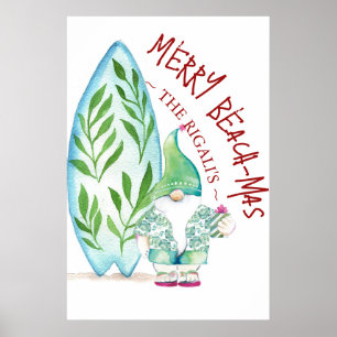 Posters de Natal de Bela Praia 24x36