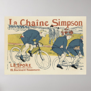 Posters de Nouveau da arte - bicicletas