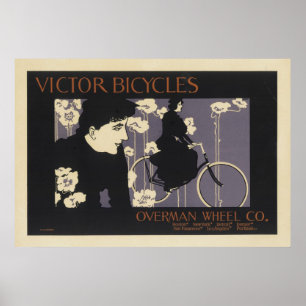 Posters de Nouveau da arte - bicicletas do
