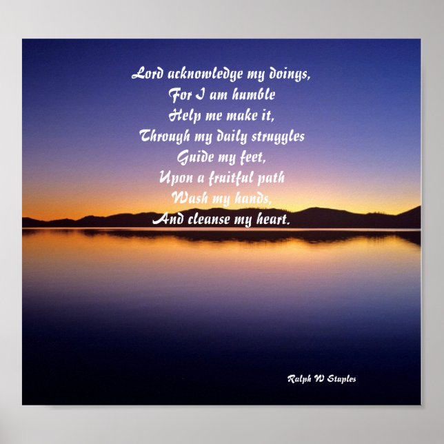 Posters de oração (Frente)