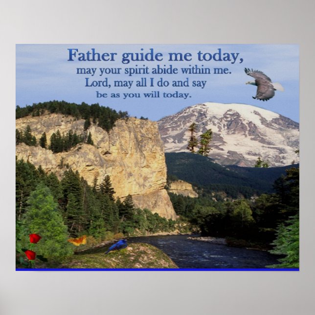 Posters de oração cristã (Frente)