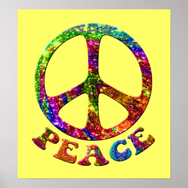 Posters de Paz Jeweled (Frente)