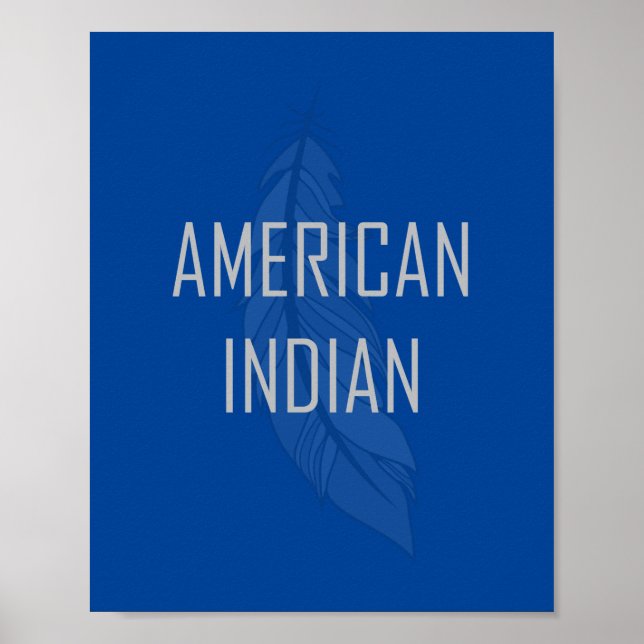 Posters de penas indianas americanas (Frente)