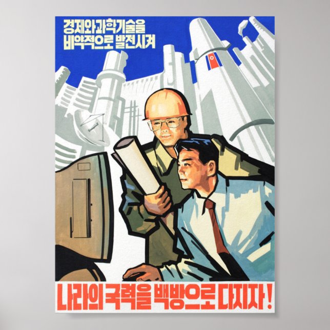 Posters de Propaganda da Coreia do Norte (Frente)