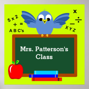 Posters de sala de aula personalizados