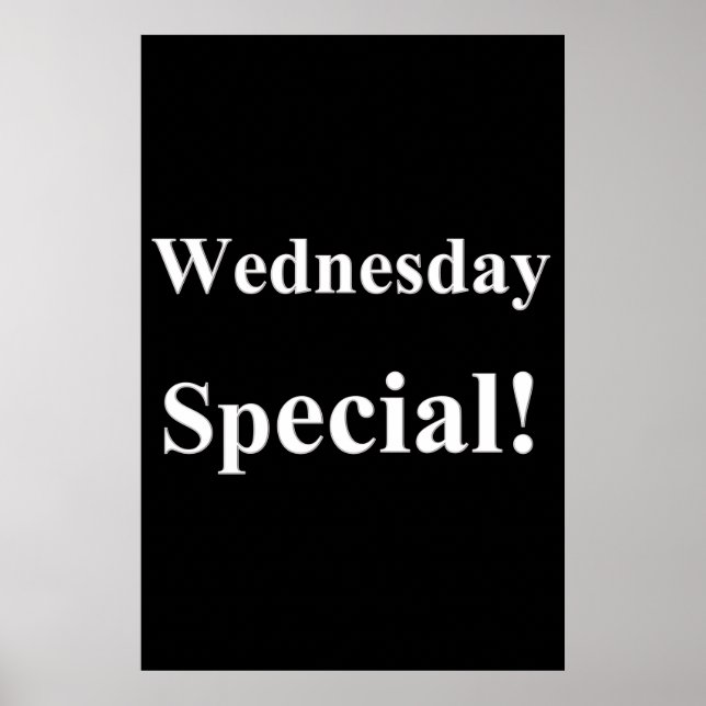 Posters de Salon Barbershop Quarta-feira Especial (Frente)