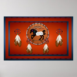 Posters de setas para cavalos