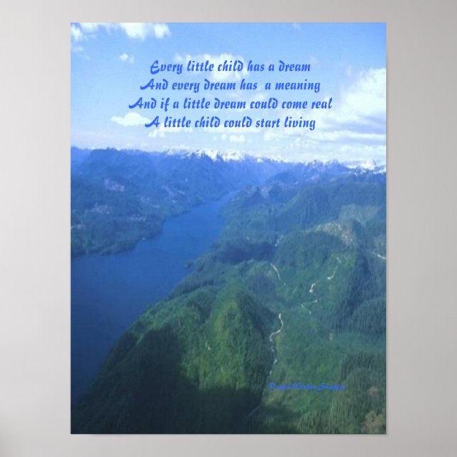 Posters de sonho de uma criança (Frente)