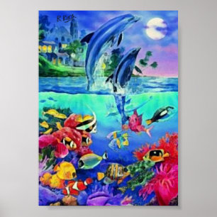 Posters de Trabalho de arte de óleos originais