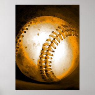 Posters de Trabalho de arte de pintura de beisebol