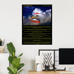 Posters Desiderata Bald Eagle 2