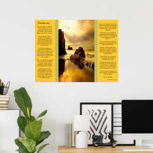 Posters Desiderata Ocean Rock