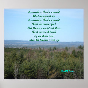 Posters do amor da parte