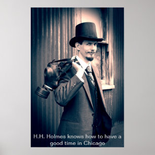 Posters do assassino: H.H. Holmes
