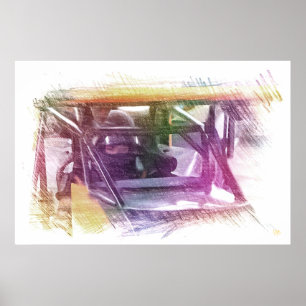 Posters do carro de Sprint