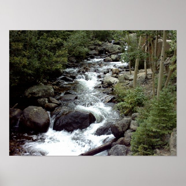 Posters do Rocky Mountain Stream (Frente)