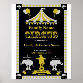 Posters E Cartões Do Partido Circo