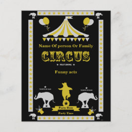 Posters E Cartões Do Partido Circo