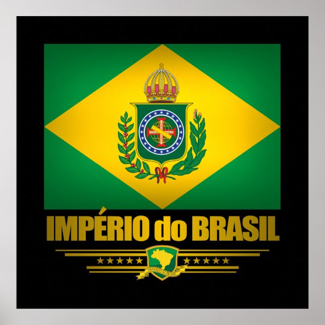 posters e Impressões "Império do Brasil" (Frente)