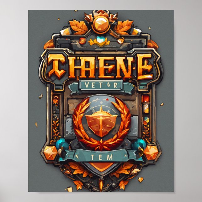 Posters e Impressões incríveis para cada espaço" (Frente)