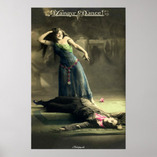 POSTERS ENGRAÇADOS - VAMPYRE DANCE - VINTAGEM E R