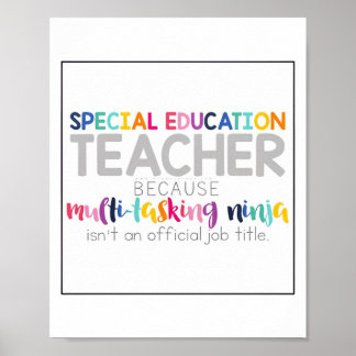 Posters Especiais de Professores de Educação