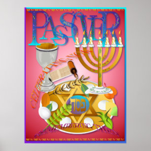 Posters felizes do Passover