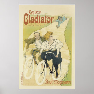Posters franceses do vintage - bicicletas