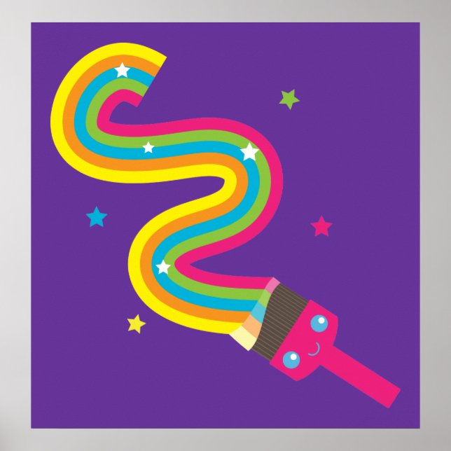 Posters Impressão Pinta Pincel (Frente)