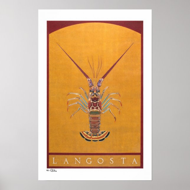 Posters, Impressões e quadros Langosta (Frente)