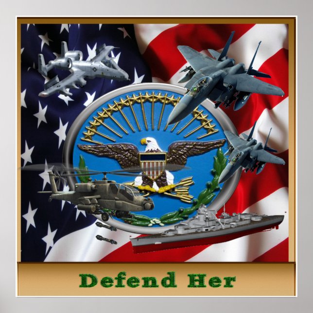 Posters militares dos Estados Unidos (Frente)