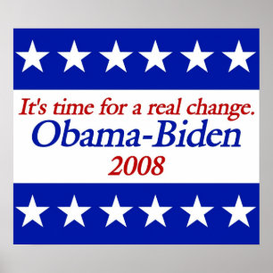 Posters Obama Biden Real Change