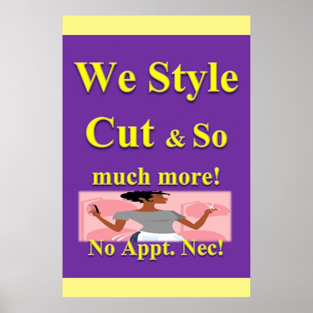 Posters Salon Barbershop (Frente)