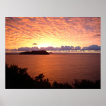 Posters Sunrise da Nova Zelândia