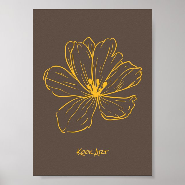 Posters - Une petite fleur pour décorer vos murs (Frente)