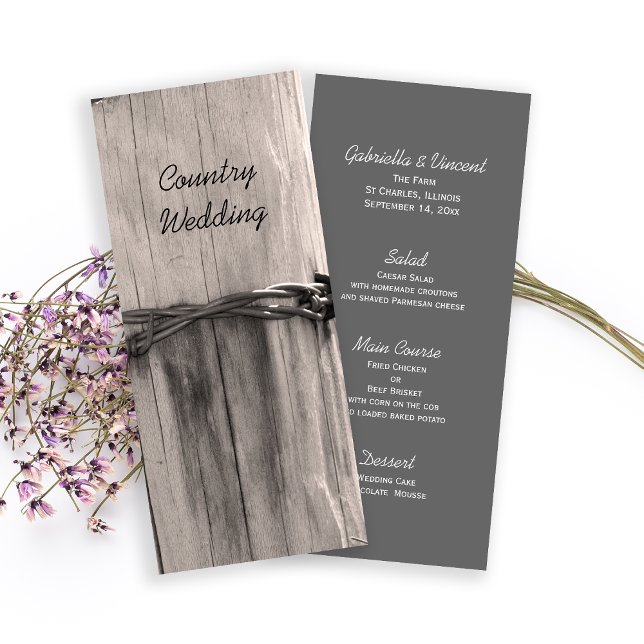 Posto de Cerca Rural Menu Ranch Wedch (Criador carregado)